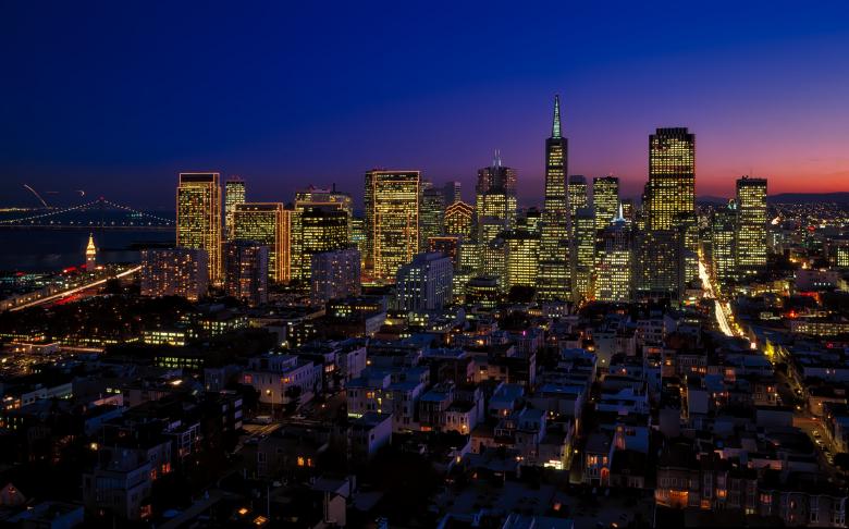 Free stock image of San Francisco City created by Pixabay