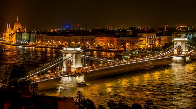 Free stock image of Szechenyi Chain Bridge created by Pixabay