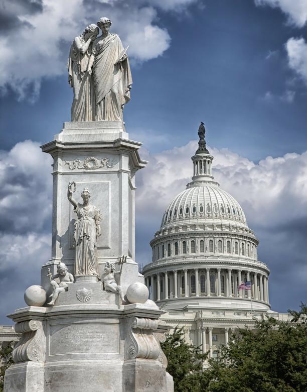 Free stock image of Washington DC created by Pixabay