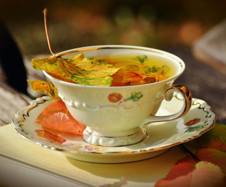 Free stock image of Tea with Leave created by Pixabay
