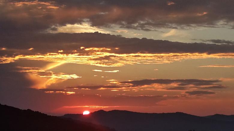 Free stock image of Sunset Over the Hills created by Mira Minerva