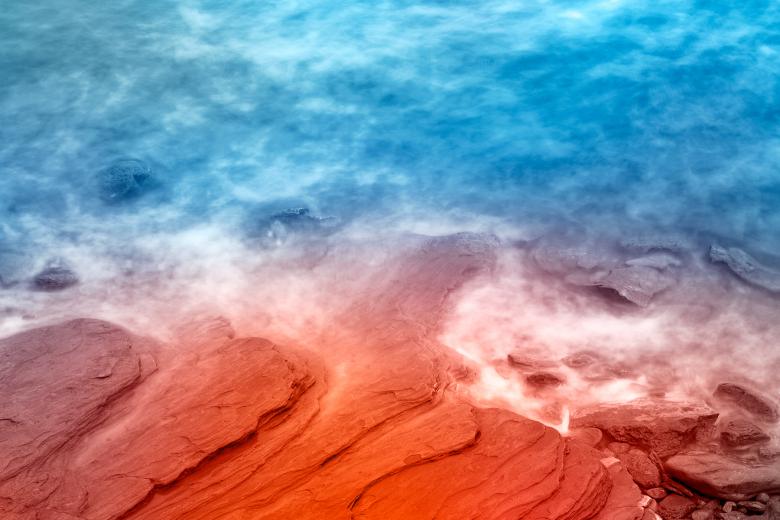 Free stock image of Vibrant Abstract Sandstone Coast created by Nicolas Raymond