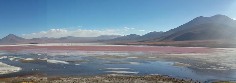 Free stock image of Colored Lake in Bolivia created by Richard Veloso
