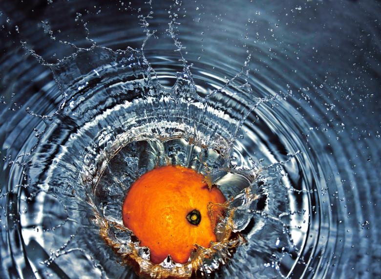 Free stock image of Splashing Orange created by Pixabay