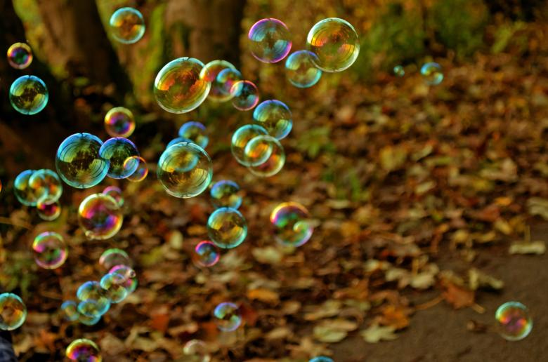 Free stock image of Bubbles in Autumn created by Pixabay