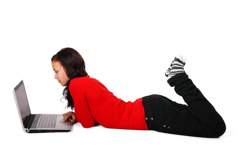 Free stock image of Girl Browsing created by Pixabay