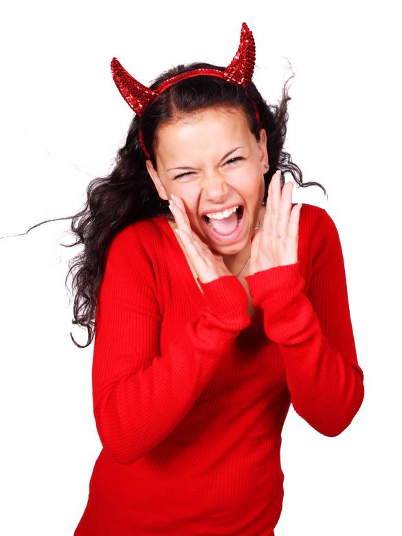 Free stock image of Girl in Devil Costume created by Pixabay