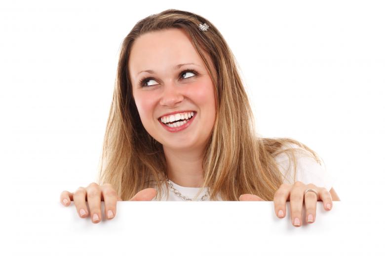Free stock image of Laughing Woman created by Pixabay