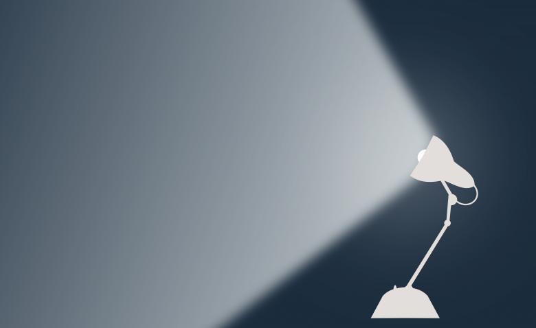 Free stock image of Desk Lamp Casting Light - With Copyspace created by Jack Moreh