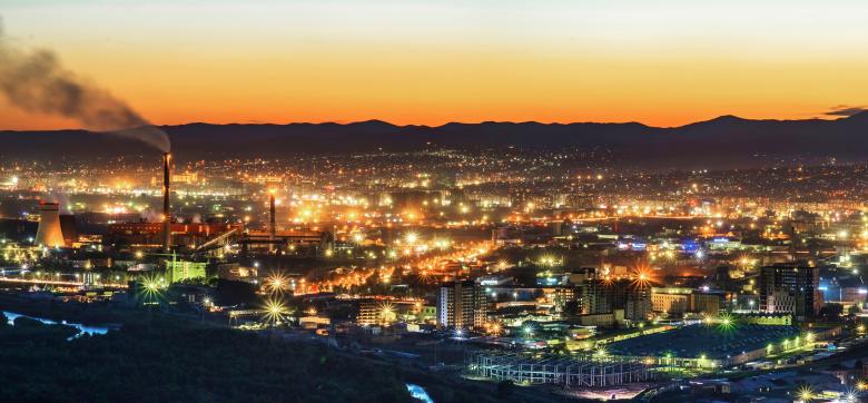 Free stock image of City at Dusk created by Pixabay
