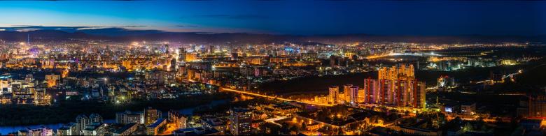 Free stock image of City Night View created by Pixabay