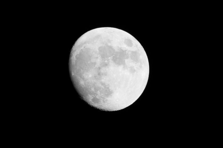 Free stock image of Moon Closeup created by Pixabay