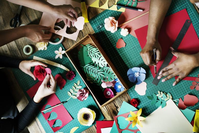 Free stock image of Paper Art created by Pixabay