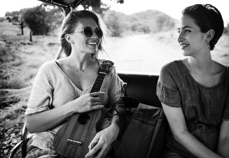 Free stock image of Two Girls Travelling created by Pixabay
