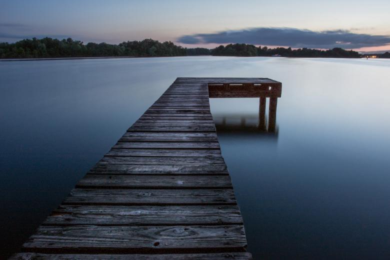 Free stock image of Wooden Pier on the River created by Pixabay