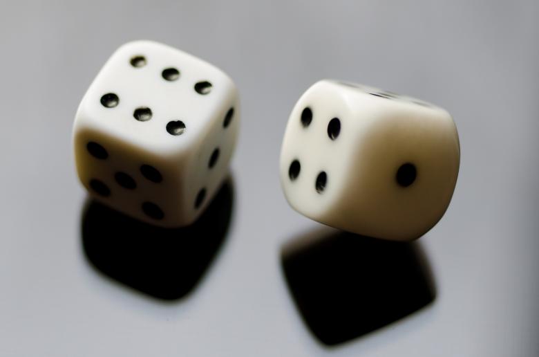 Free stock image of Two Dices created by Pixabay