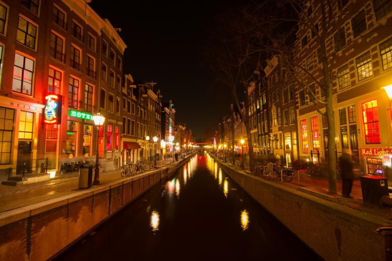 Free stock image of City at Night created by Pixabay