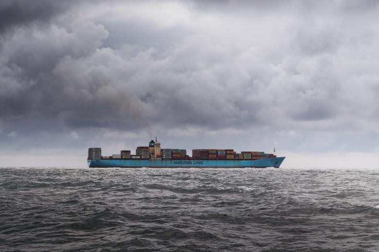 Free stock image of Ship with Containers created by Pixabay