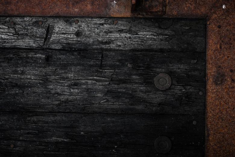 Free stock image of Black Rotting Wooden Frame created by Free Texture Friday
