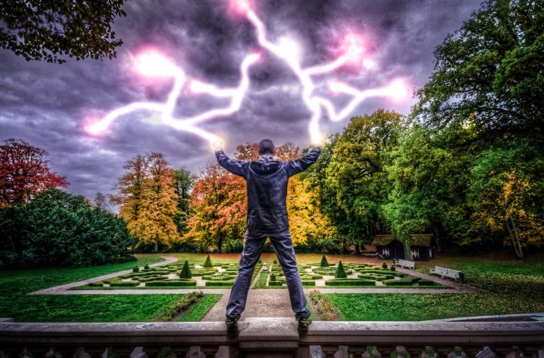 Free stock image of Man with Powers created by Pixabay