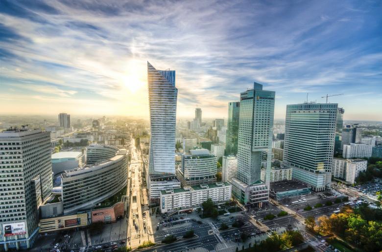 Free stock image of Warsaw City created by Pixabay
