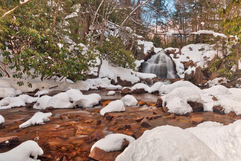 Free stock image of Hawk Falls Winter Stream - HDR created by Nicolas Raymond