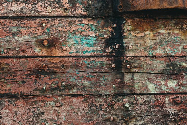 Free stock image of Peeled Paint on Gritty Wood Texture created by Free Texture Friday