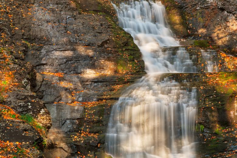 Free stock image of Sunbathed Raymondskill Falls - HDR created by Nicolas Raymond