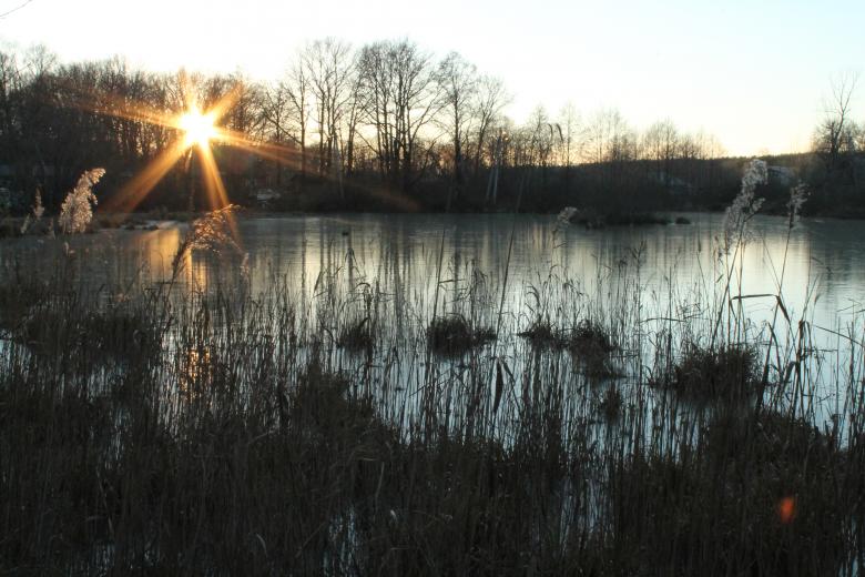 Free stock image of Autumn Lake at Sunset created by  Талашманов Александр