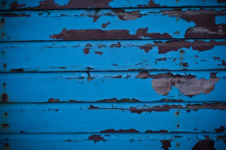 Free stock image of Blue Peeled Paint on Wood Texture created by Free Texture Friday