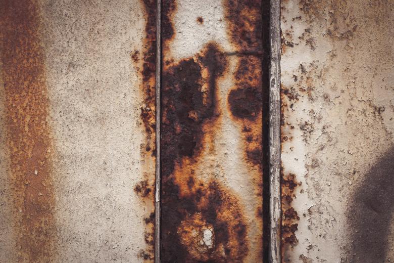 Free stock image of Rusted White Metal Surface created by Free Texture Friday