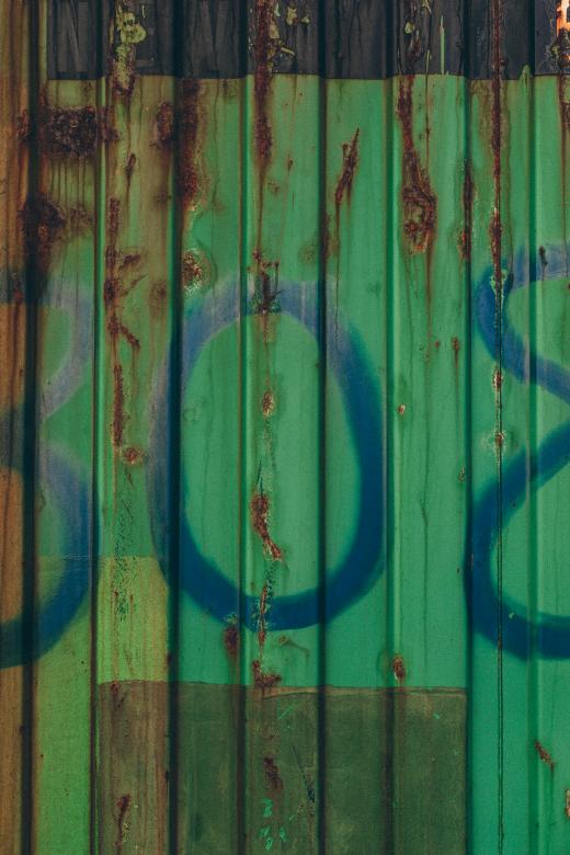Free stock image of Green Rusted Container Texture created by Free Texture Friday