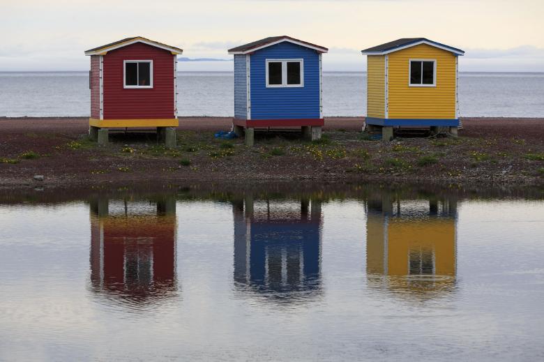 Free stock image of Colorful sheds created by Geoffrey Whiteway