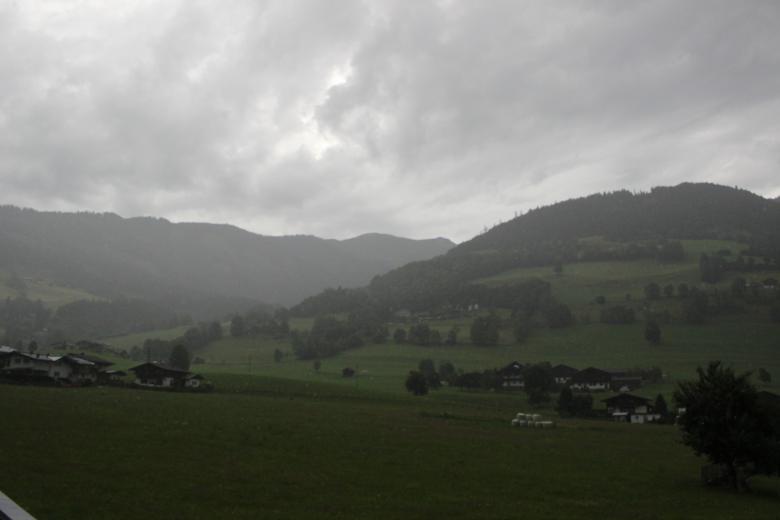 Free stock image of Green hill covered with clouds created by Hassan Yahya Alali