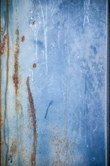 Blue Rusted Metal Surface - Free Stock Photo