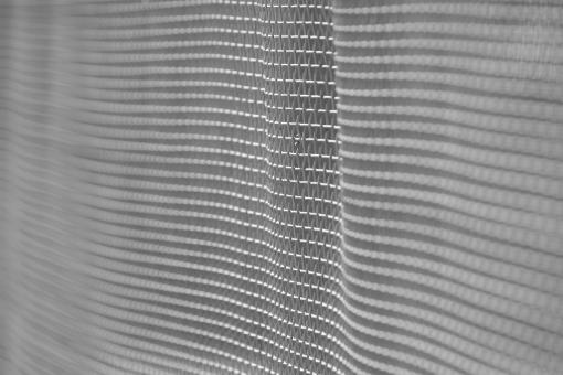 Wavy Metal Grid Background