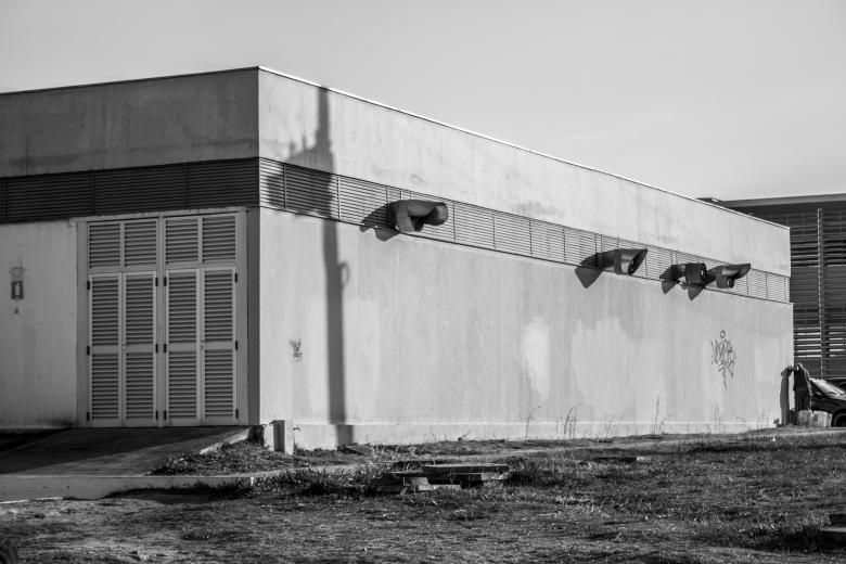Free stock image of Boxed Building - Black and White created by Eduardo Soares Bogosian