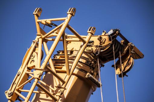 Yellow Industrial Crane