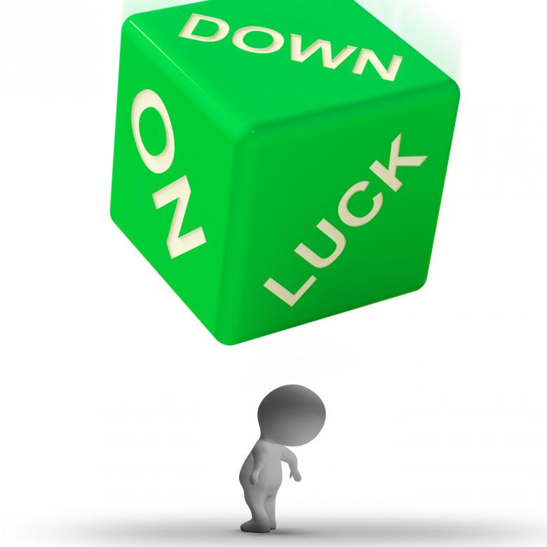 Free stock image of Down On Luck Dice Means Failure And Losing created by Stuart Miles