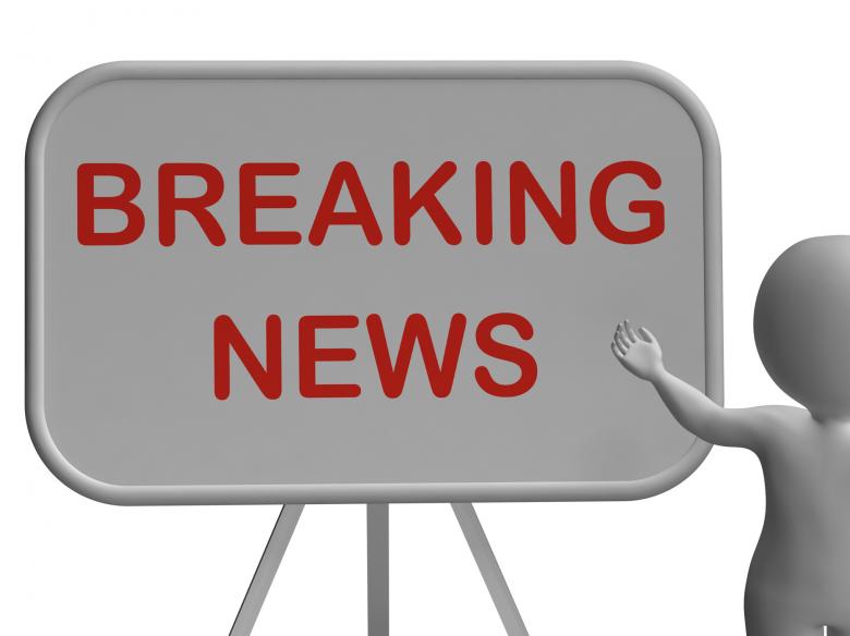 Free stock image of Breaking News Whiteboard Shows Major Developments And Bulletin created by Stuart Miles