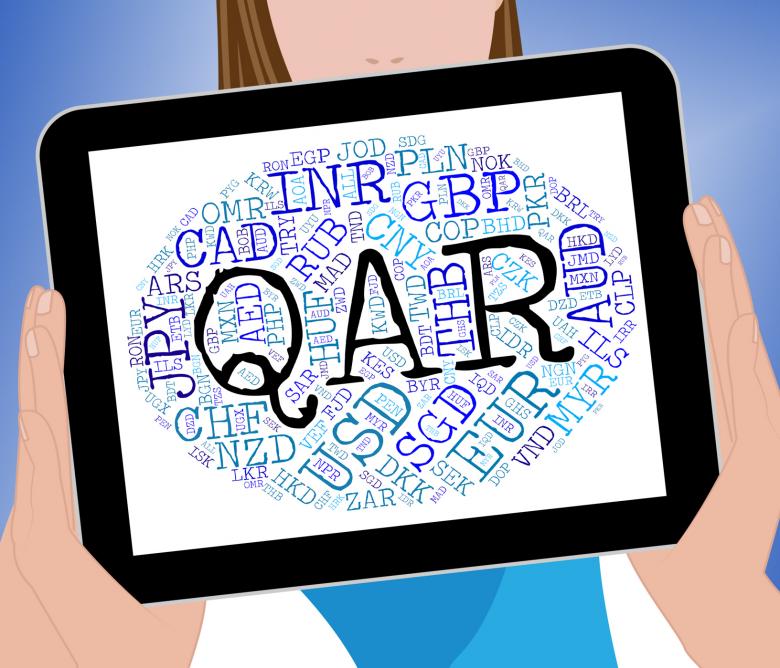 Free stock image of Qar Currency Indicates Qatari Rial And Broker created by Stuart Miles