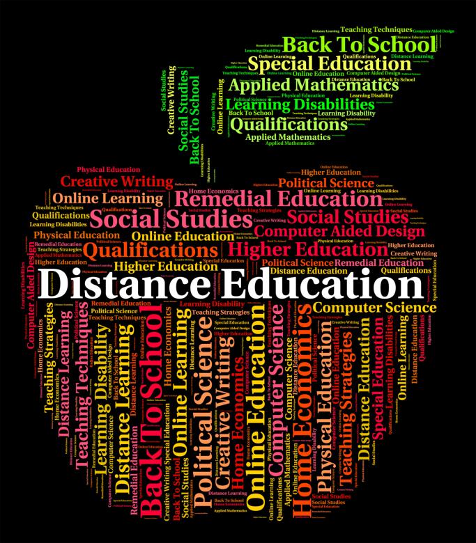 Free stock image of Distance Education Words Shows Correspondence Course And Develop created by Stuart Miles