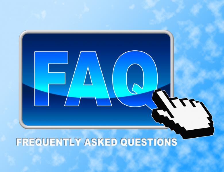 Free stock image of Faq Button Shows Frequently Asked Questions And Answer created by Stuart Miles