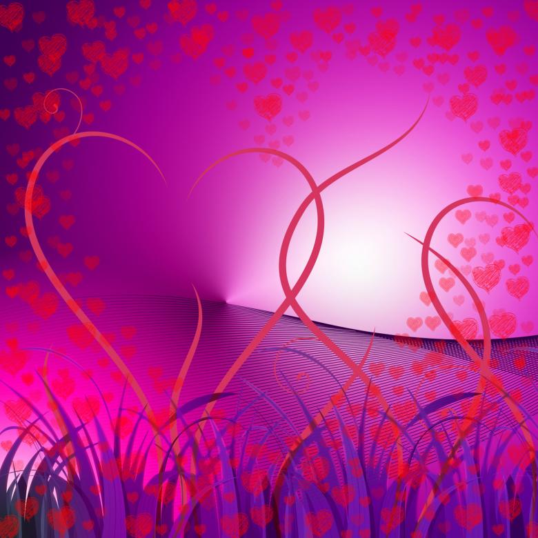 Free stock image of Floral Hearts Indicates Valentines Day And Affection created by Stuart Miles