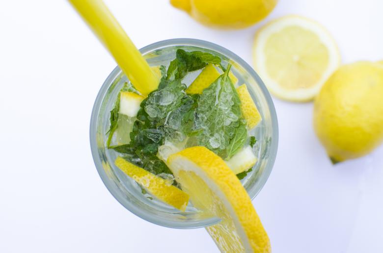 Free stock image of Mojito alcohol drink with mint and lemon created by Lukas