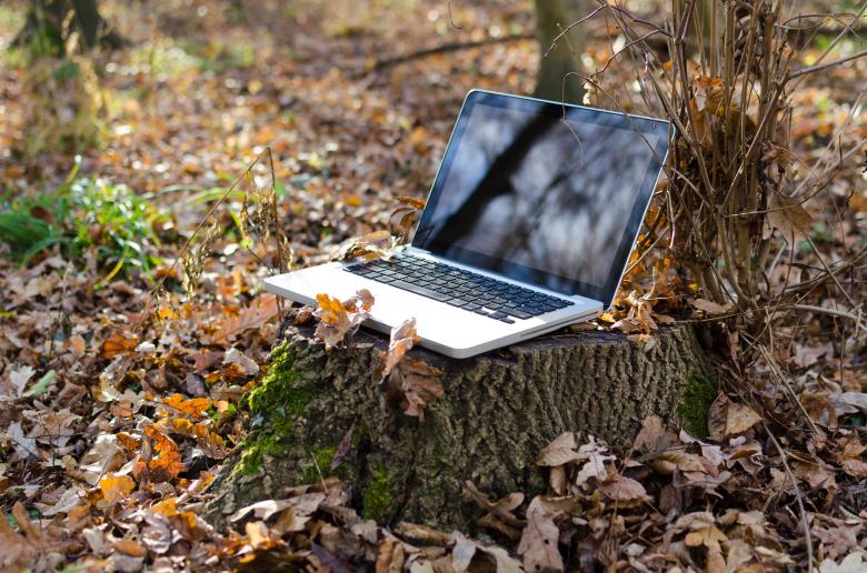 Free stock image of Laptop in Nature created by Lukas