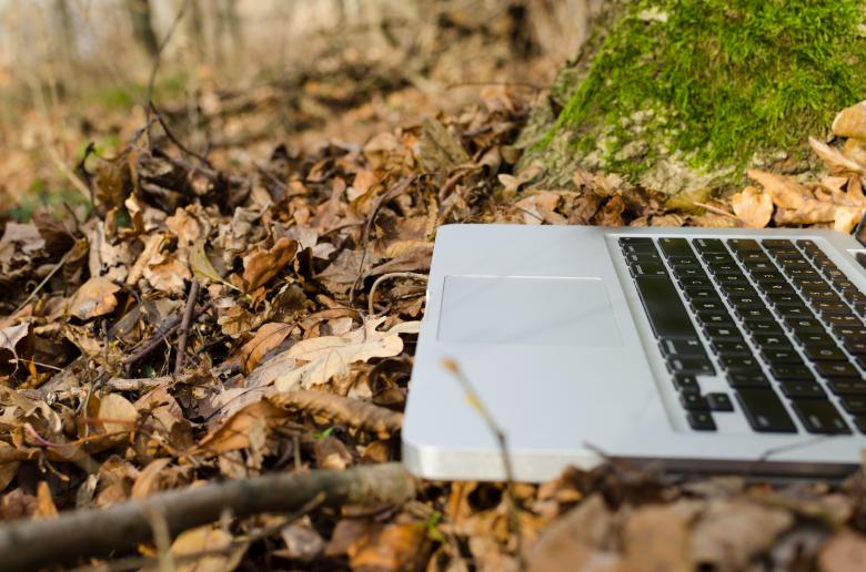 Free stock image of Laptop Closeup in Forest created by Lukas