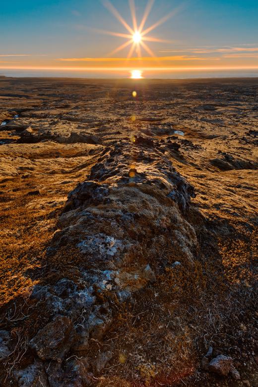 Free stock image of Iceland Sunburst created by Nicolas Raymond