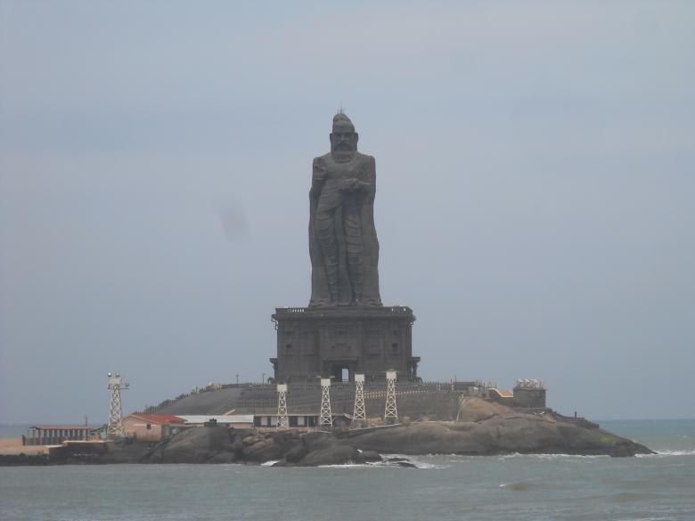 Free stock image of Thiruvalluvar Statue created by Arjun Chourasia
