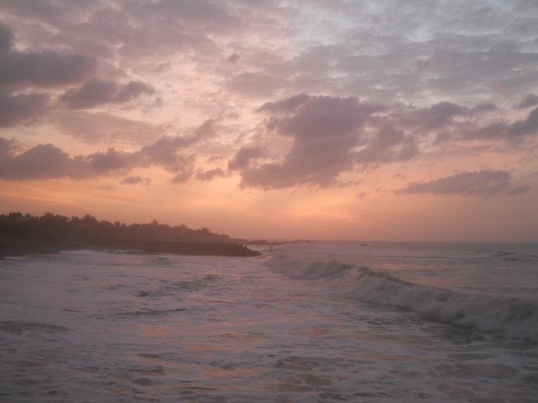 Free stock image of Sunset Waves created by Arjun Chourasia